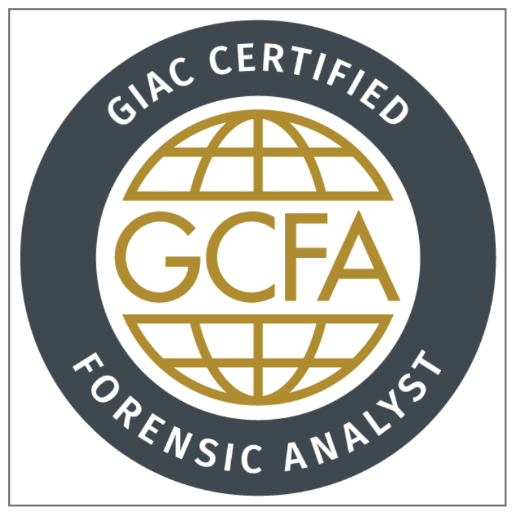 GIAC Certified Forensic Analyst (GCFA)