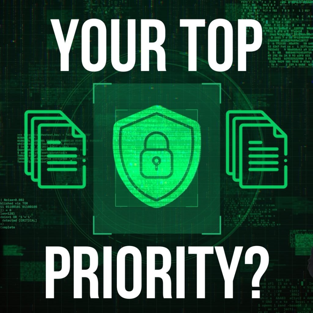 Is data security your top priority? 1 Is data security your top priority?